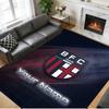 Crystal Velvet Rug Custom Name Text, Soft Non Slip Floor Mat Home DecorBologna FC