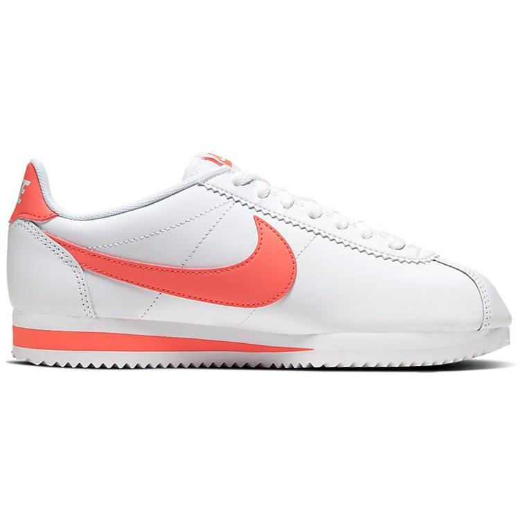 (WMNS) Nike Classic Cortez Leather 'White Pink' Women's 807471-115