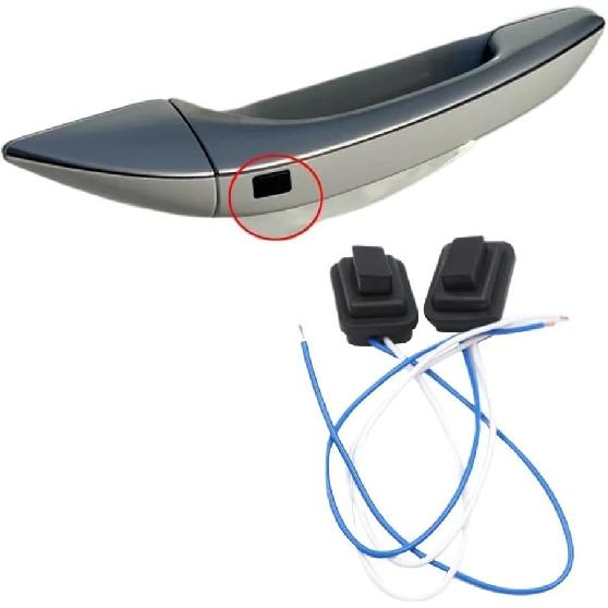 [Replacement] 1Pair Inductive Exterior Handle Button Key 82651-G2720 82661G2720 for Hyundai for IONIQ 2016-2020 Door Puller Small Switch