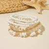 8pcs Mirad Color Brown Multi Piece Set Of Rice Bead Bracelet for Women Jewelry Personalized Matching Bracelet