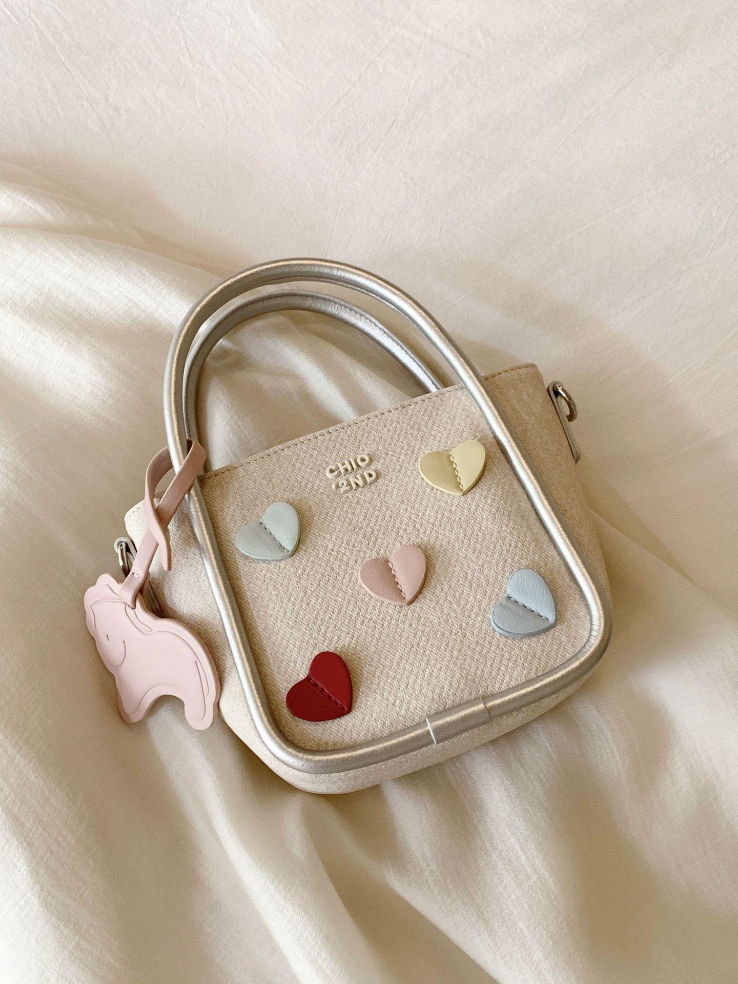 

Taole Story portable small tote bag versatile women s summer cute bag shoulder messenger bag