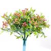 Artificial Simulation Flower 7-forked Bamboo Leaf Starry Sky Home Wedding Outdoor Decoration Green Plants Artificial Flowers Artificial Flower