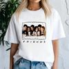 Friends Tv tshirt female graphic Psychedelic Pastel Trendy Colorful Punk t shirt Psychedelic 80s kawaii Retro