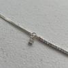 Melliv Silver Cubic Mix Chain Bracelet_mvb10