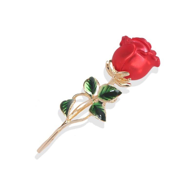 SKEDS Fashion Women Camellia Flower Crystal Enamel Brooches Pins Elegant Lady Plant Party Wedding Accessories Jewelry Corsage