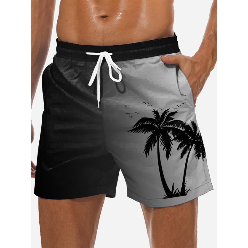Coconut Tree 3D Print Sports Quick-Dry Breathable Men Kid Outdoor Street Casual Vacation Comfort Parent-child Short Beach Pants