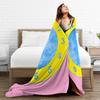 Clock Rug (The Big Comfy Couch) Blankets Soft Warm Flannel Throw Blanket Bedding for Bed Living room Picnic Travel Home Couch