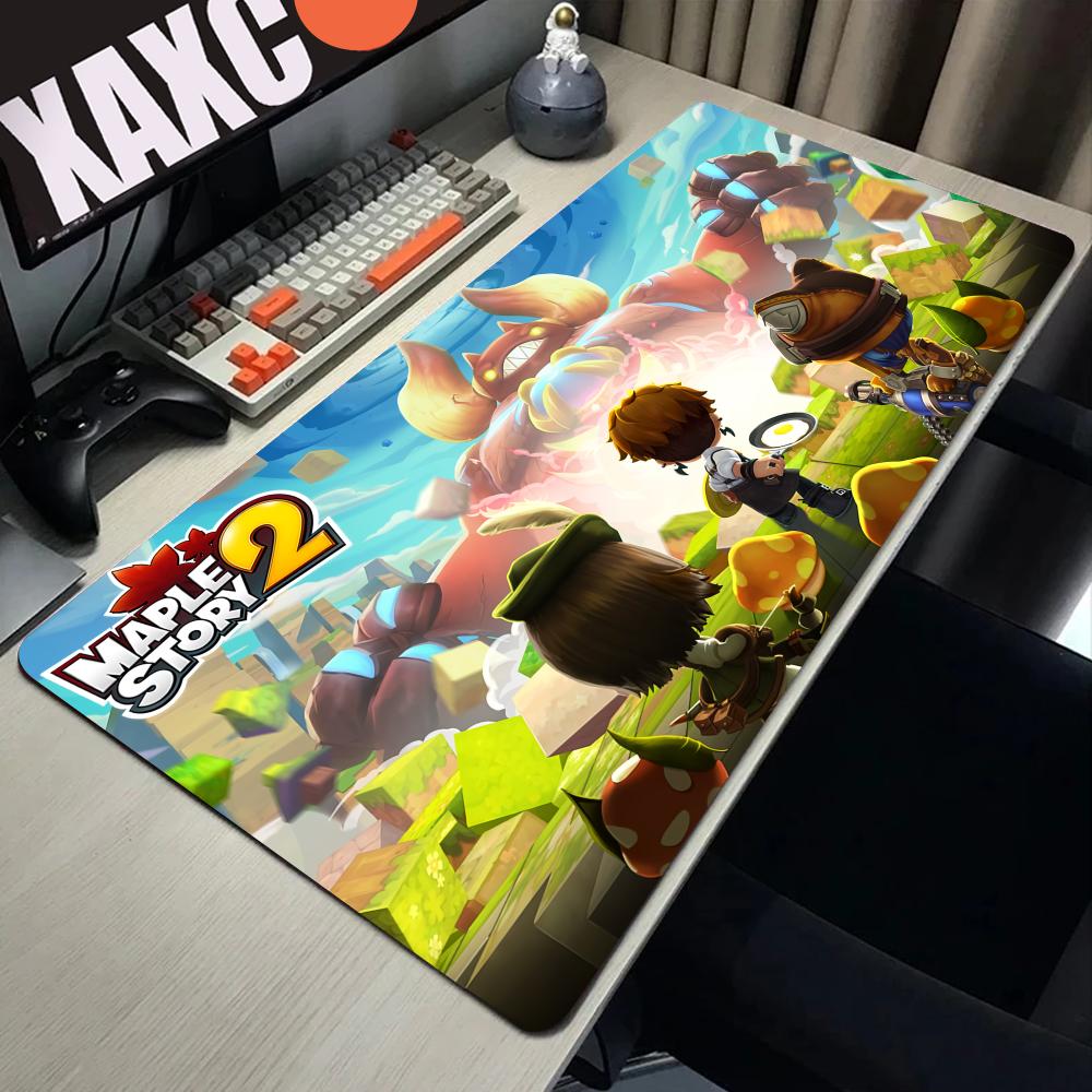 HD Maplestory Mauspads Anime Tastaturmatten Große PC-Gamer Schrankmatten Mause Niedliche Schreibtischaccessoires Mauspads Personalisiert