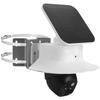 Stainless Steel Wall Mount Corner Bracket 360 Degree Rotation Security Camera Surveillance Holder White 8x6x7.5cm Hardware Tools