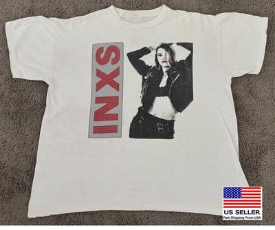 Vintage Graphic INXS Around The World In Tour 03988 Tshirt Unisex Size S5XL Unisex T-Shirt