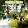 Non-Toxic Intelligent Remote Control Insect 4Wd Rc Stunt Car With Spray Light Radio Controlled Animals Electric Toys For Kids Gifts