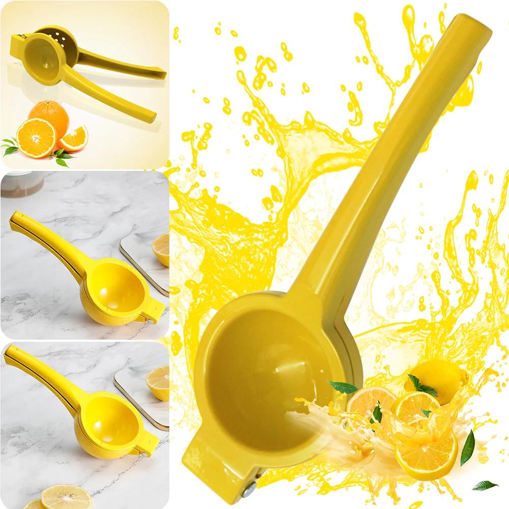 Manual Lemon Squeezer Aluminum Alloy Hand Pressed Orange Lemon Grape Fruit Juicer Practical Kitchen Tools Mini Blender