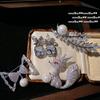 Yuji Colorful Bow Jewel Brooch, Sotheby'S, 18K Gold Plated, Squirrel Zircon Pearl Brooch, Wheat Ears