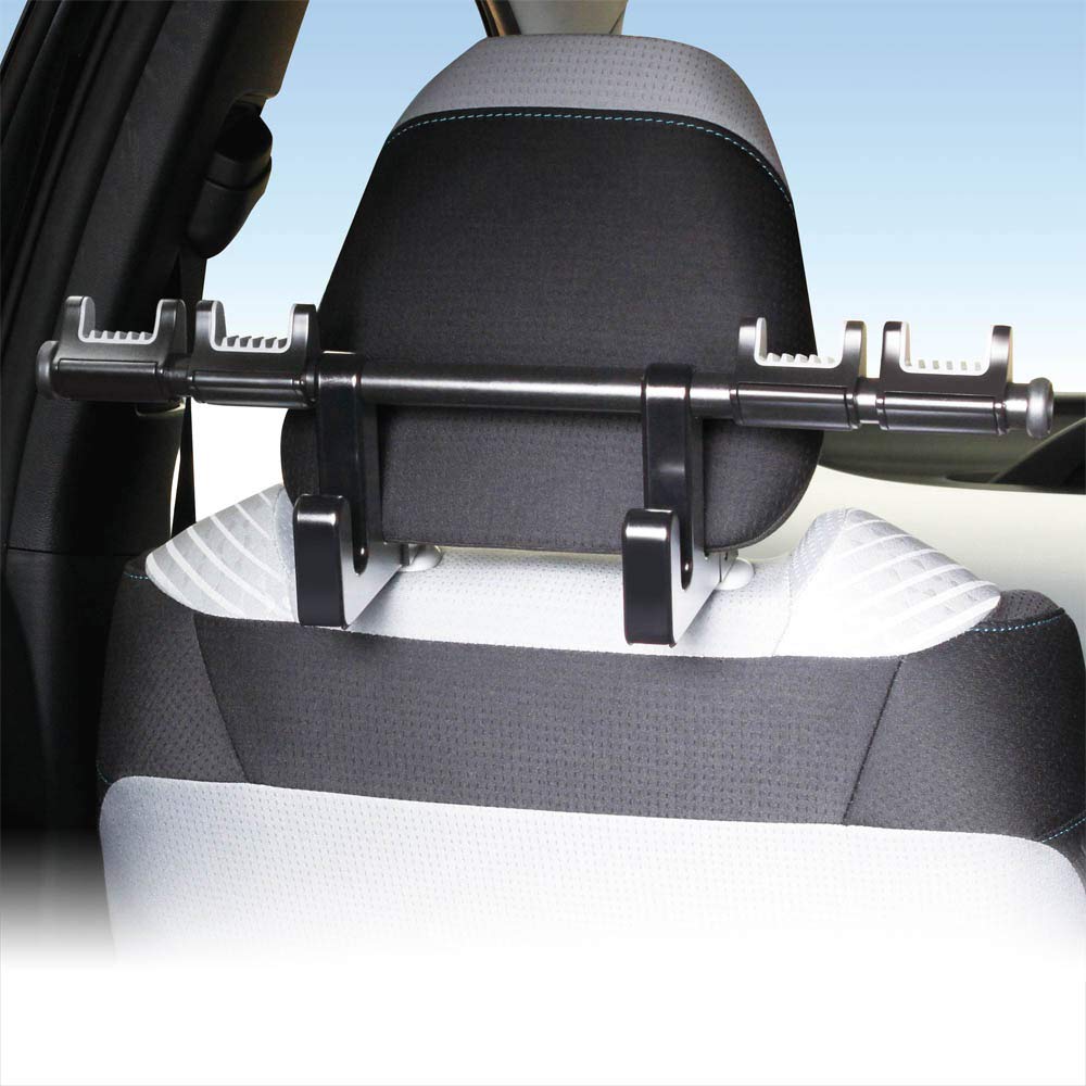 Tsuchiya Yac Car Headrest Rod Holder Black Length 15 x Width x Height 50cm 6.5 RV-73