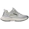 MLB Fast Ball Classic Monogram Height Increasing Low top Chunky Sneakers Unisex Silver 3ARNFSB4N-50SIS