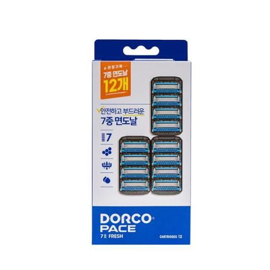 Dorco PACE7II FRESH Razor Blades 12-Pack