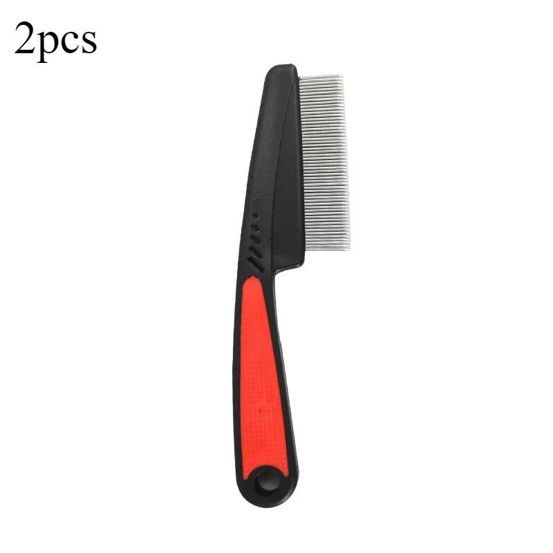 1/2pcs Head Lice Comb Lice Nit Removal Hair Comb Stainless Steel Fine Tooth Comb LiceComb Professional Head Lice Hair Brush
