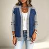 Women's Casual Loose Fit Patchwork Jacket