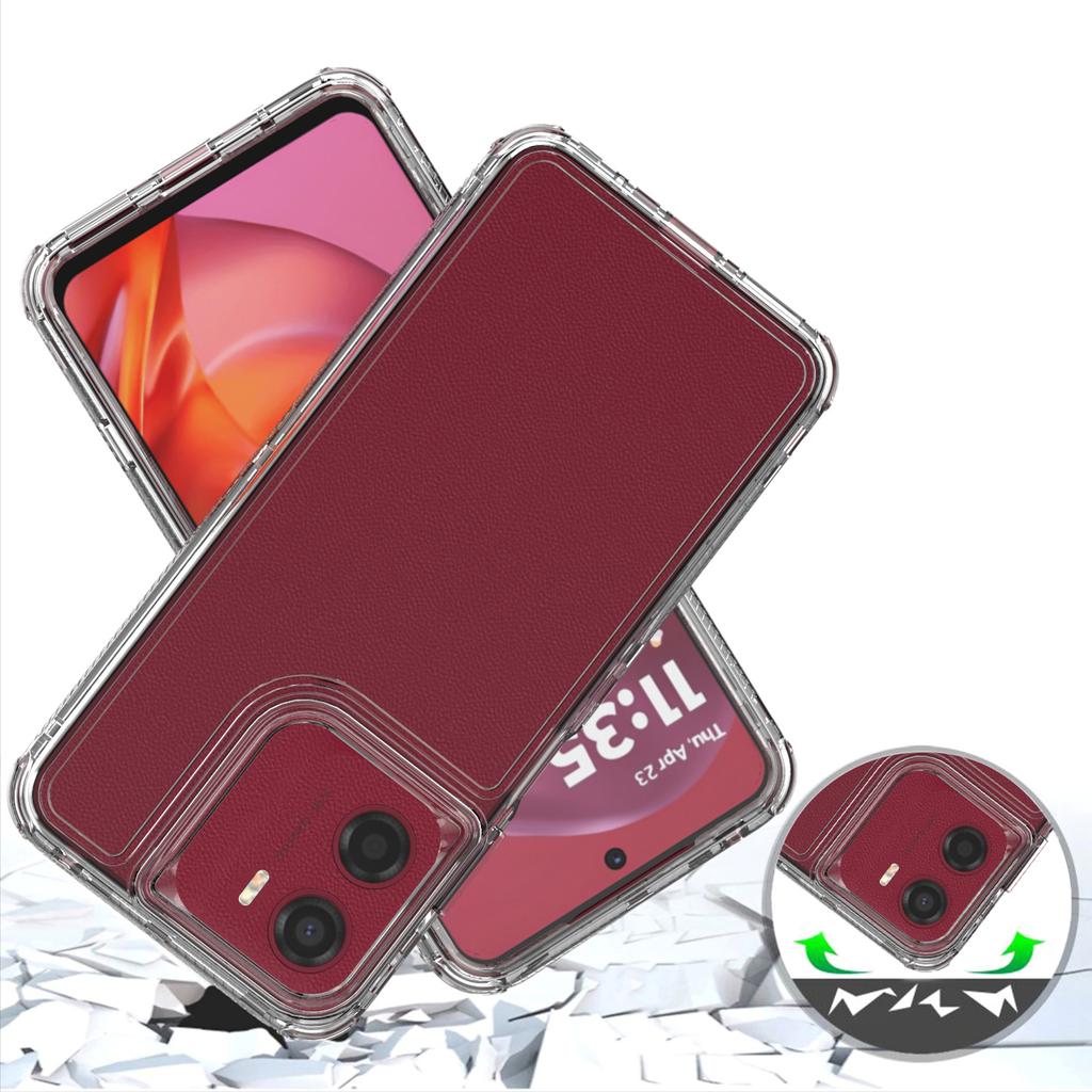 For Motorola Moto G05 4G/E15 4G Phone Case Acrylic TPU Clear Mobile Cover