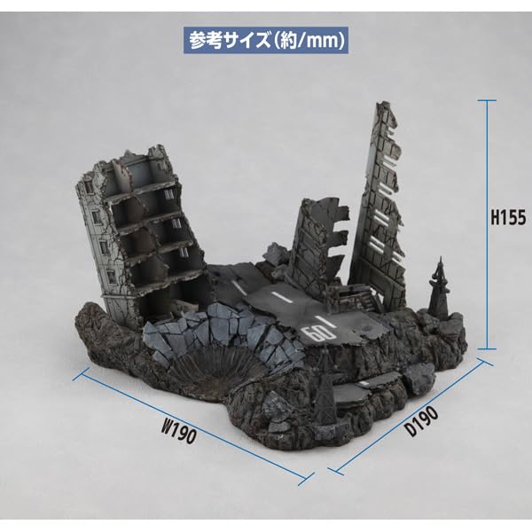 RM Series G Structure Mobile Suit Gundam [GS02M] New York City Ruins (Material Color Edition)