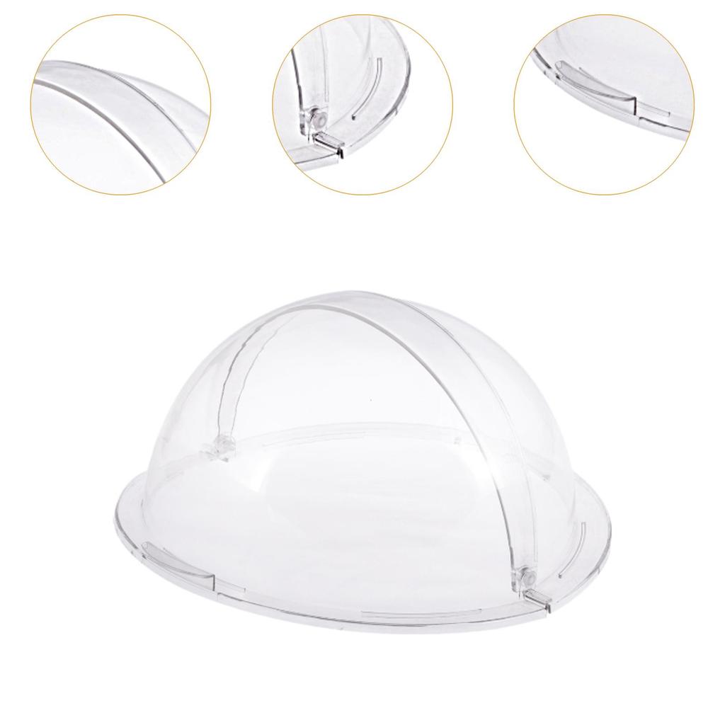 Cake Plate Bread Fruit Display Holder Creative Acrylic Tempered Plastic Food Cover Dust Cover Round Dish Cover Party Decoration