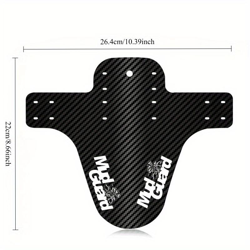 2pcs Bicycle mudguards,  carbon fiber patterned bicycle mudguards, suitable for front and rear wheels, ultralight mountain bike mudguards.
