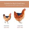 Hen Saddle Sweater Clothes, 3 Pieces Premium Chicken Saddles with Stretchy Strap, Birds Protector for Back and Sides, Poultry Accessories for Hens