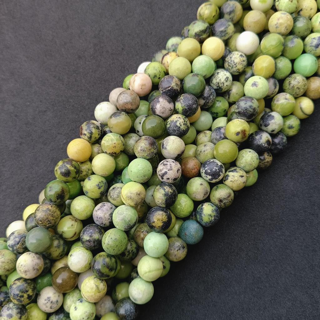 Chrysoprase Australian Jade Beads, Top Grade Genuine Natural Gemstone Round Loose Beads, 4MM 6MM 8MM 10MM Bulk Lot.