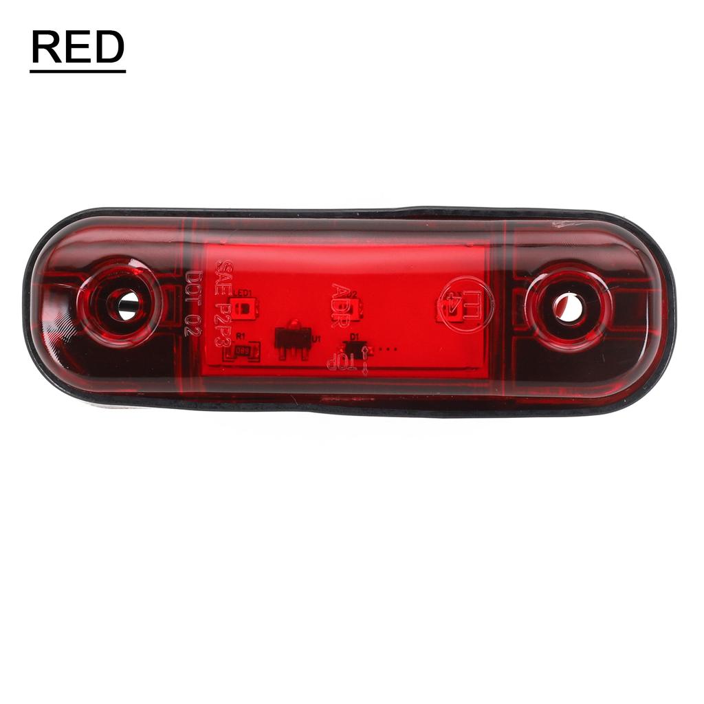 Bright Truck Side Light 12V 24V 3LED Side Light Ultra-bright LEDs Wide Illumination Enhanced Visibility For Road Safety