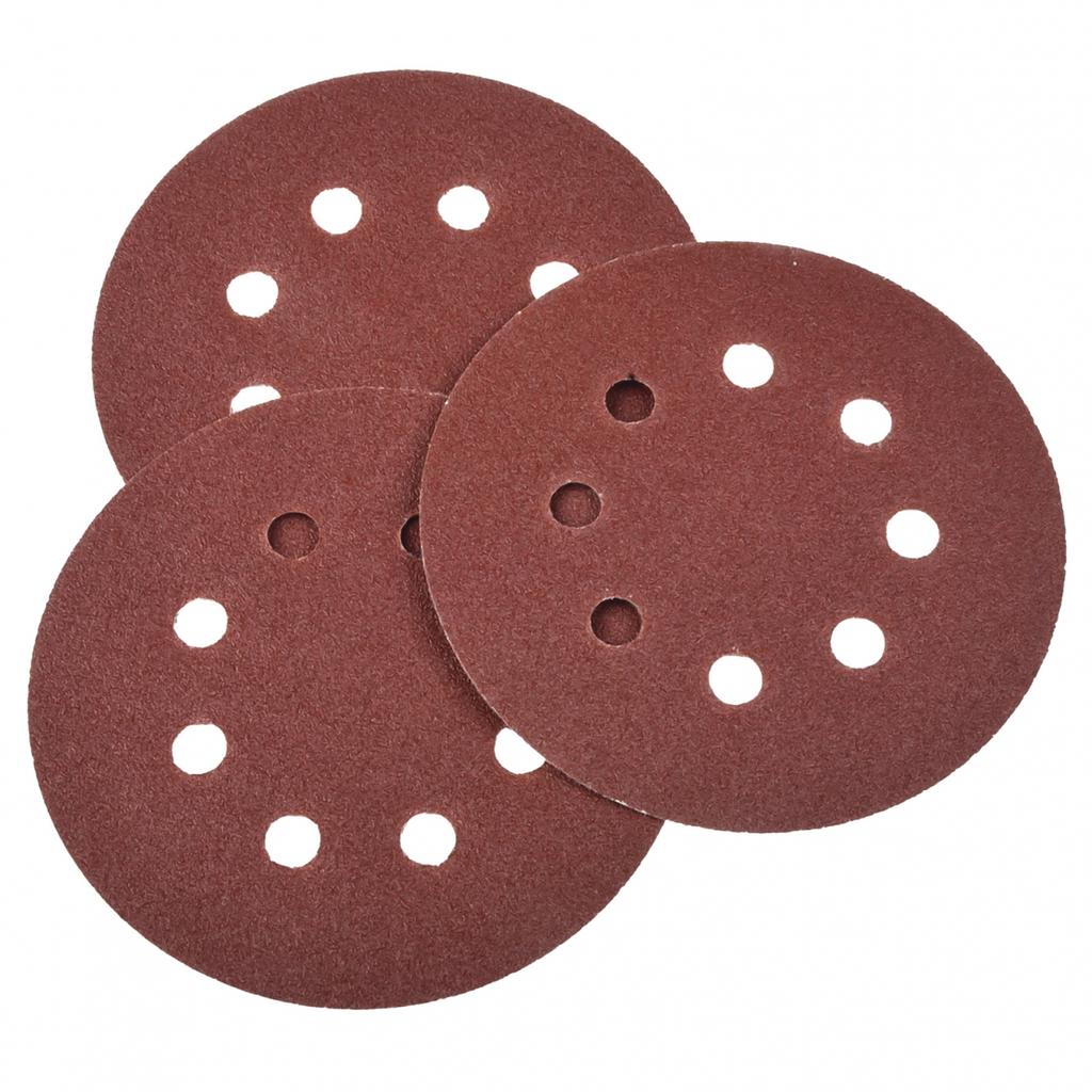 Versatile 125mm Sandpaper Discs 20pcs for Metal Wood and Jade Polishing