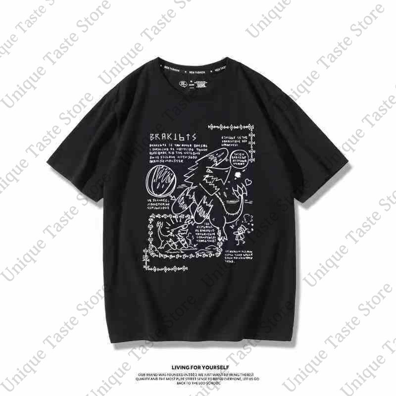 

MONSTER HUNTER RISE T Shirt Fashion Popular Cartoon Print Tshirt Unisex Women Cotton Short Sleeve Tee Harajuku Retro Casual Tops 3XL