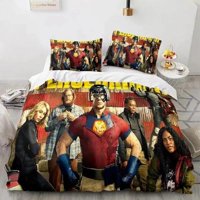 3D Print Peacemaker Bedding Set Duvet Cover Bed Set Quilt Cover Pillowcase Comforter King Queen Size Boys Adult Bedding Set