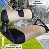 Fashion Cushion Cover Golf Cart Accessories Seat Cover Set Heat Washable Polyester Mesh Cloth  for Club Car /EZGO / Yamaha