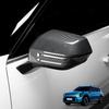 Car Carbon Fiber/Black Style Rear View Mirror Cover Side Mirror Trim Frame ABS Material LHD RHD Suitable For KIA EV9 2024-2025