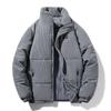 Strukturierte Neue Herren-Cord-Baumwolljacke Business Casual Winter Verdickt Locker Lässig Brot-Baumwolljacke
