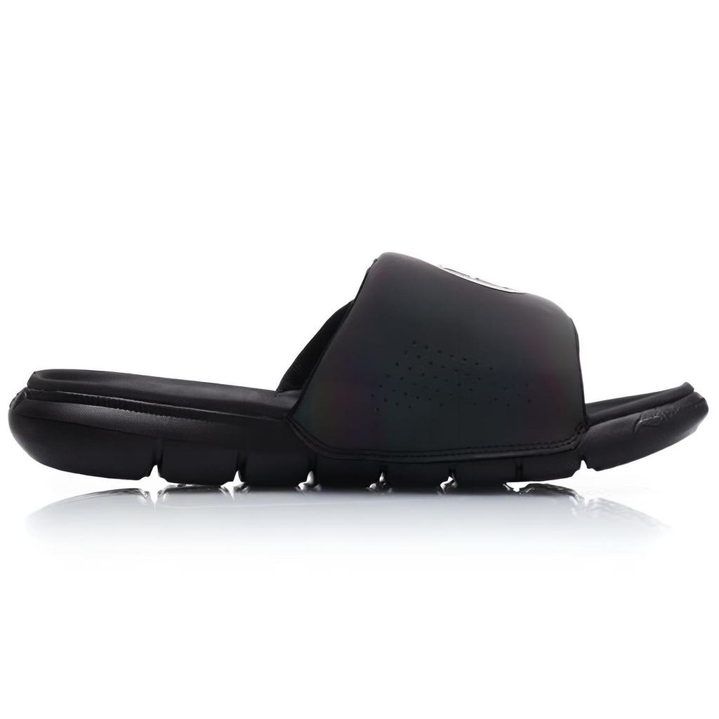 Li Ning Rubber Sole Slide Slippers Men's Black AGAP009-3