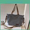 Stylish Urban Minimalist Canvas Handbag For Women Large Capacity Perfect For School And Casual Travel
