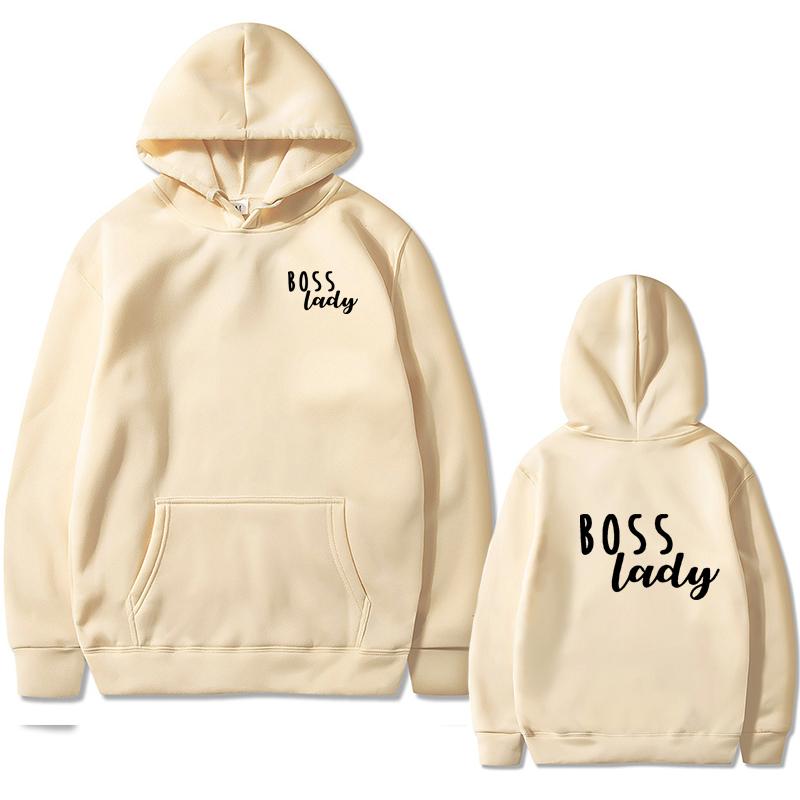 

Худі Повсякденний світшот Толстовка з довгим рукавом Пуловер Толстовка Boss Lady Толстовка з принтом Толстовка з капюшоном Вільні топи Верхній одяг M