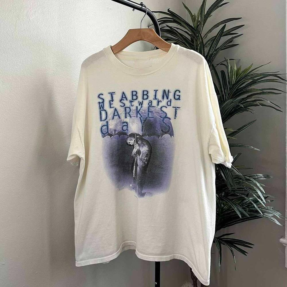 90s Style Stabbing Westward Darkest Days Shirt White Unisex S-5XL Unisex T-Shirt S