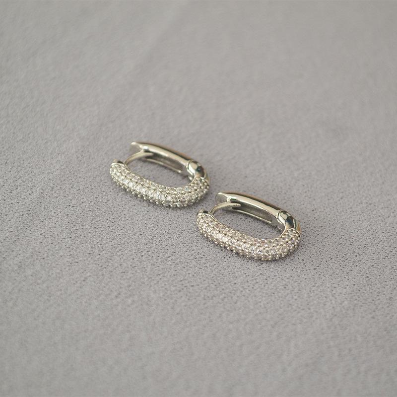 Trendy Zircon U-Shaped Ear Cuffs: Modern Japanese & Korean Fashion for Women