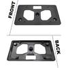 FASTCHE Front Bumper License Tag Plate Frame Bracket Holder Compatible with 2020 2021 2022 Honda CR-V Replace #71145TLAA50, HO1068134