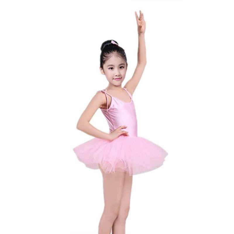 Dětská šátek Baletní sukně Dívčí taneční kostýmy Nadýchané princeznovské šaty