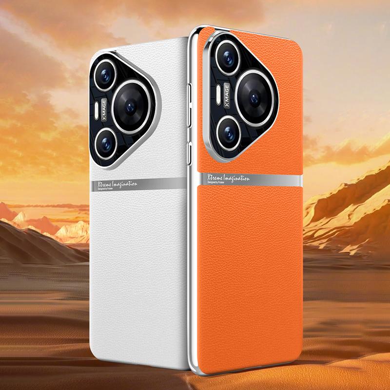 For Huawei Pura 70 Pro/Pura 70 Pro+ Phone Case Drop Protection PU Leather Back Cover