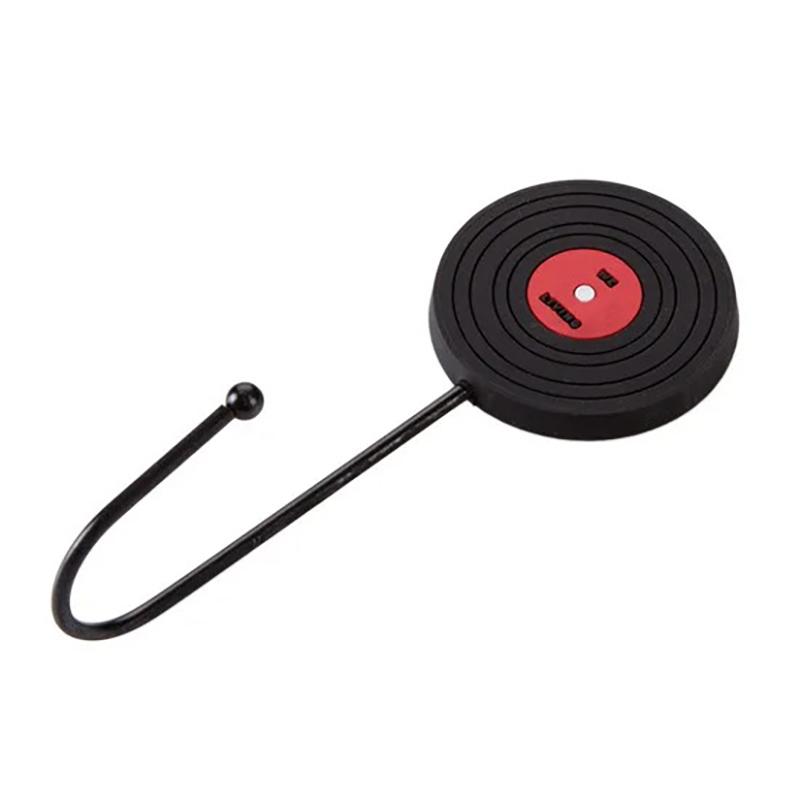Retro Records Magnetic Tape Wall Hook Hanger kitchen doors back hooks Storage Shelf Dishcloth Rack Towel Holder Home Decor