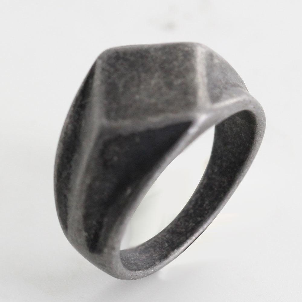 

Кольцо из нержавеющей стали с огранкой 18 мм, минималистичное титановое модное украшение для женщин и мужчин No. 12