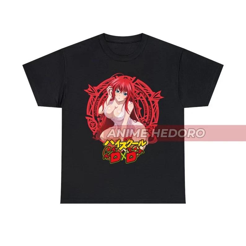 Футболка Риас Гремори High School Dxd Риас Гремори Ваифу Футболка Черная V12 S