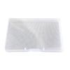 Transparent Plastic Storage Box Organizer Stickers Box Desktop Container Washi