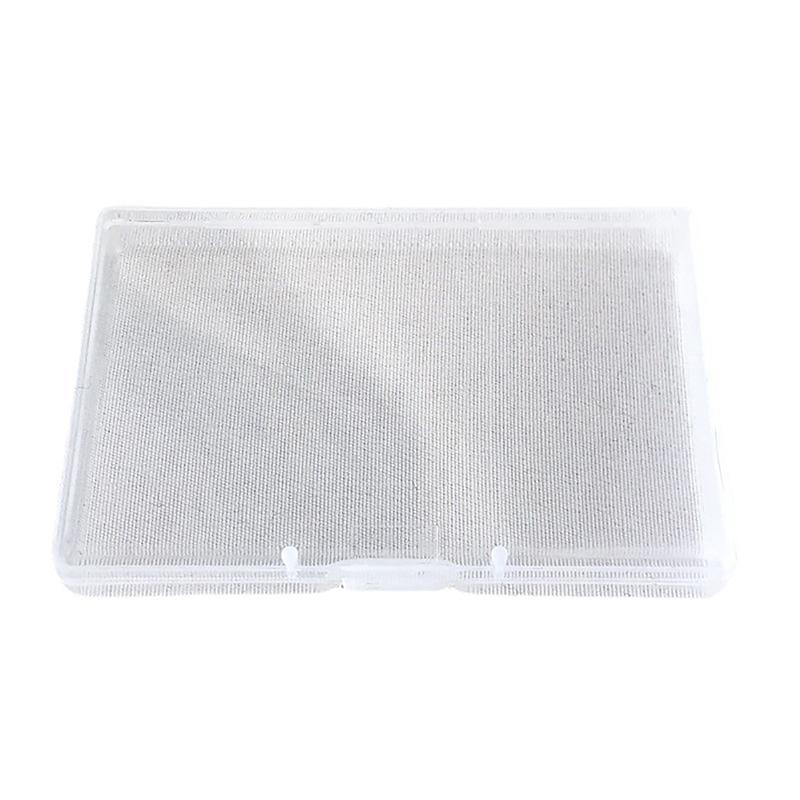 Transparent Plastic Storage Box Organizer Stickers Box Desktop Container Washi