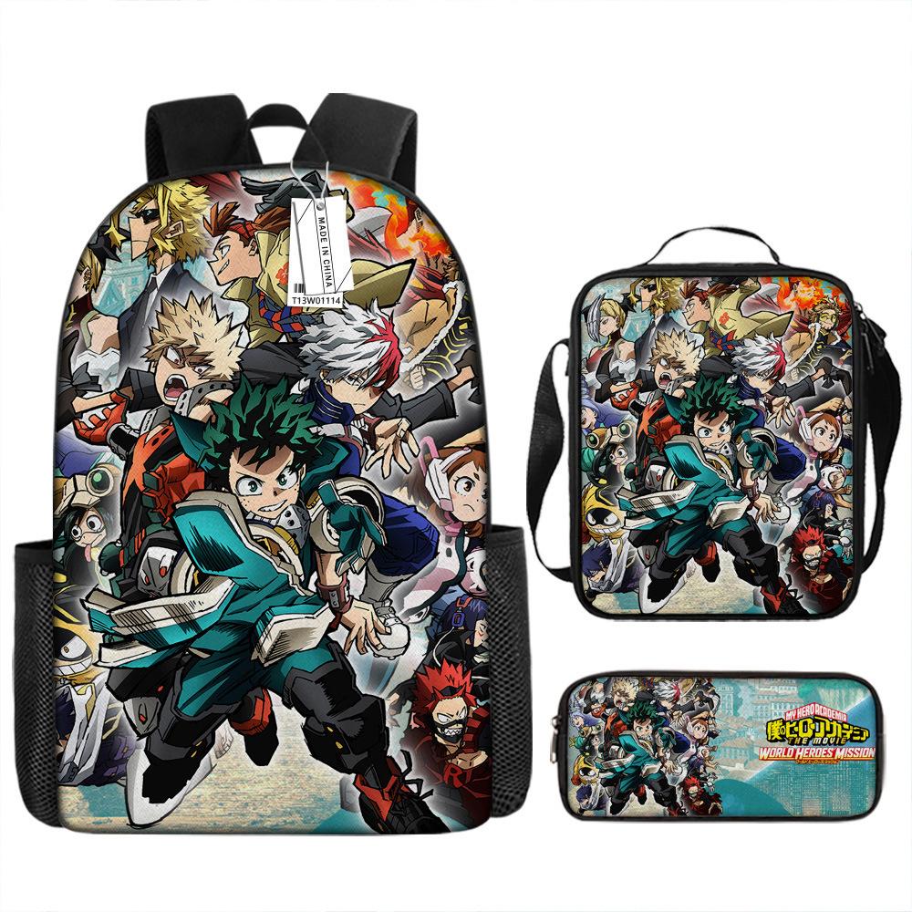 My Hero Academia MyHeroAcademia Student School Bag Burden Reduction Spine Protection Backpack Backpack Lightweight Spine Protection