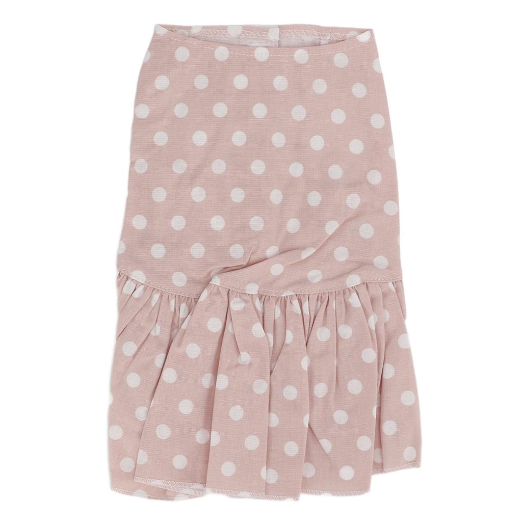 Pet Dot Dress Breathable Comfortable Dog Summer Skirt for Daily Wear Wedding Birthday Party